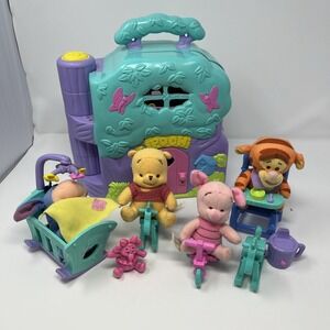Vintage Disney My Baby Places Winnie Pooh & Friends House Playset 2003